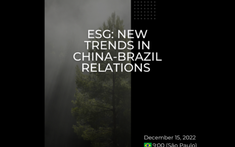 Evento internacional sobre ESG reúne especialistas do Brasil e da China