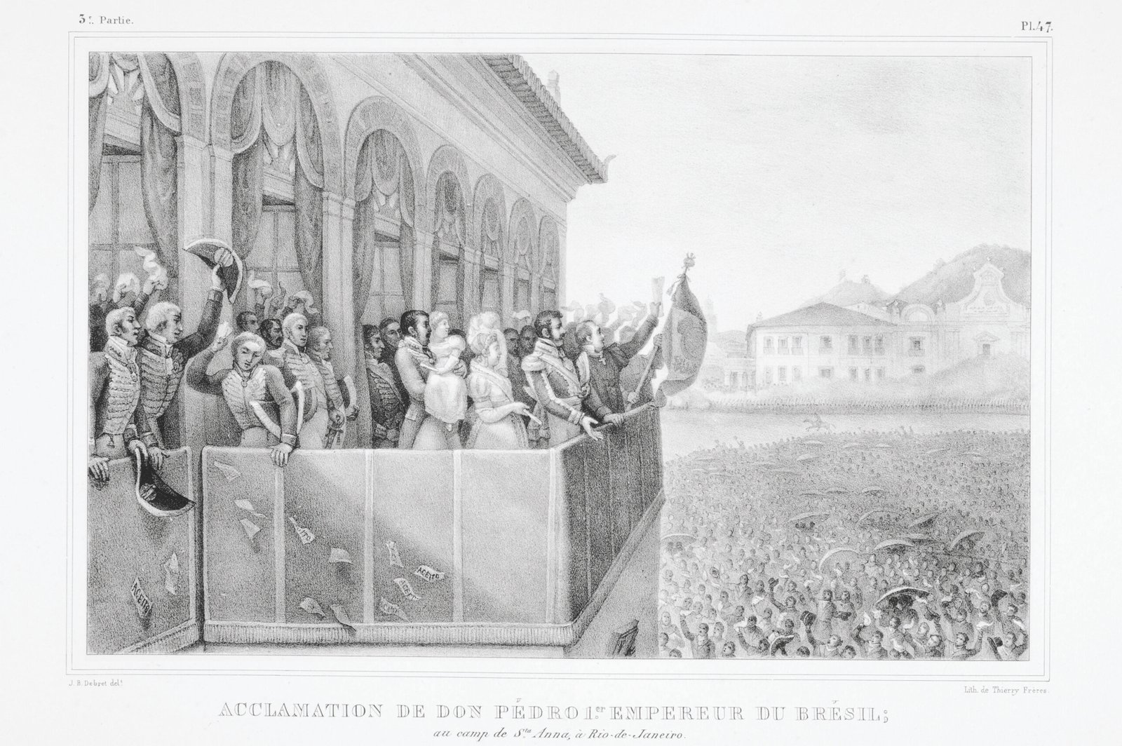 1. Aclamação de Dom Pedro I Imperador do Brasil_