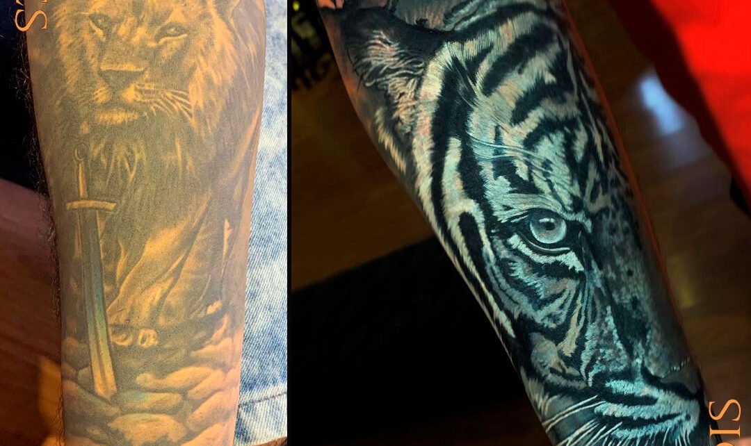 Técnica Cover Up recria artes de tatuagens antigas