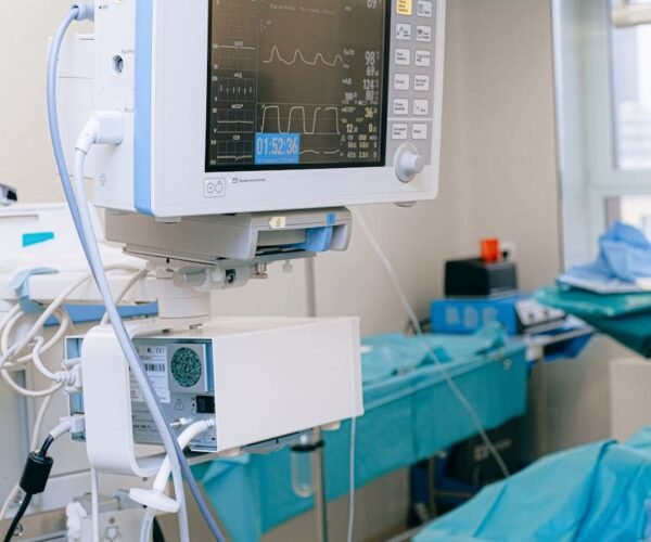 medical equipment on an operation room