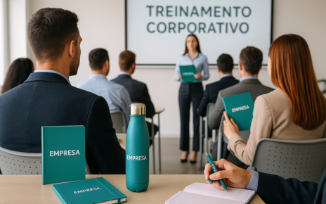 Brindes personalizados reforçam treinamentos corporativos