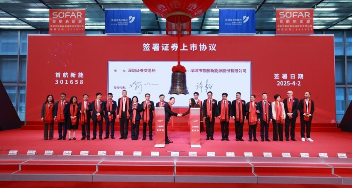 China: Sofar Solar é listada na Bolsa de Valores de Shenzhen