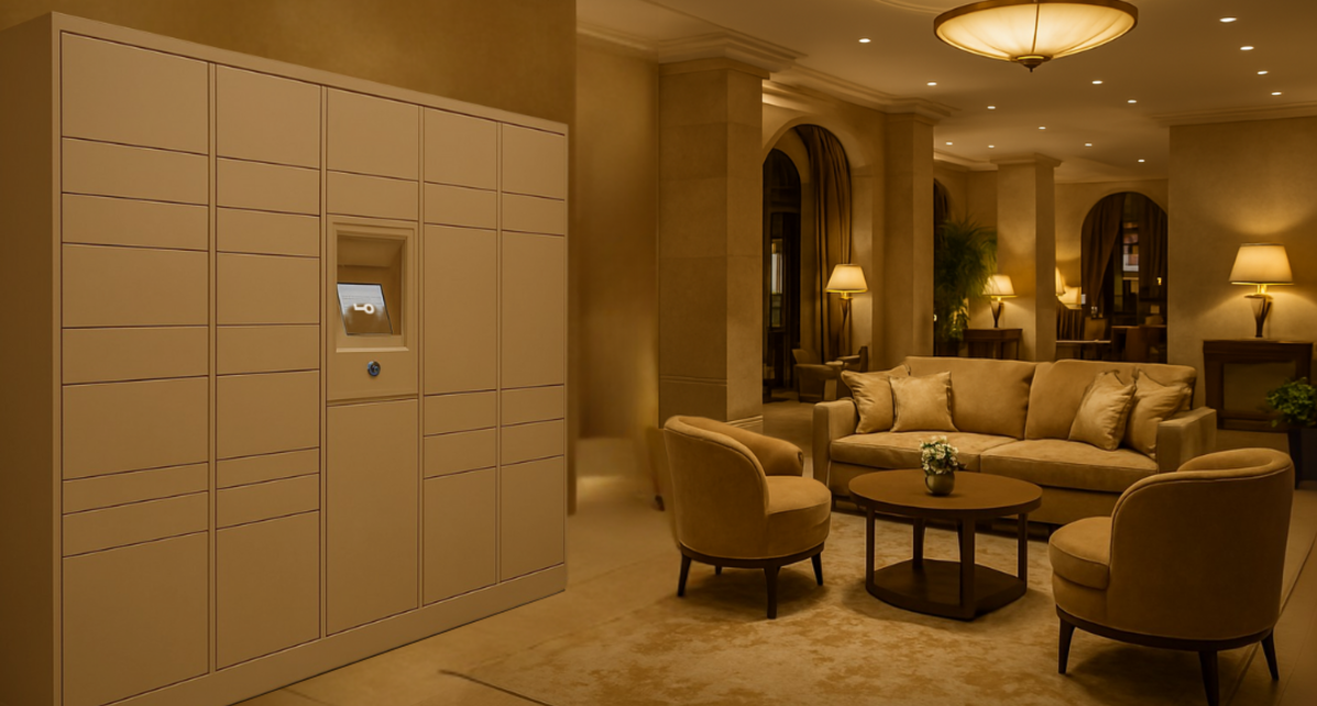 Lockers inteligentes otimizam gestão de bagagens em hotéis