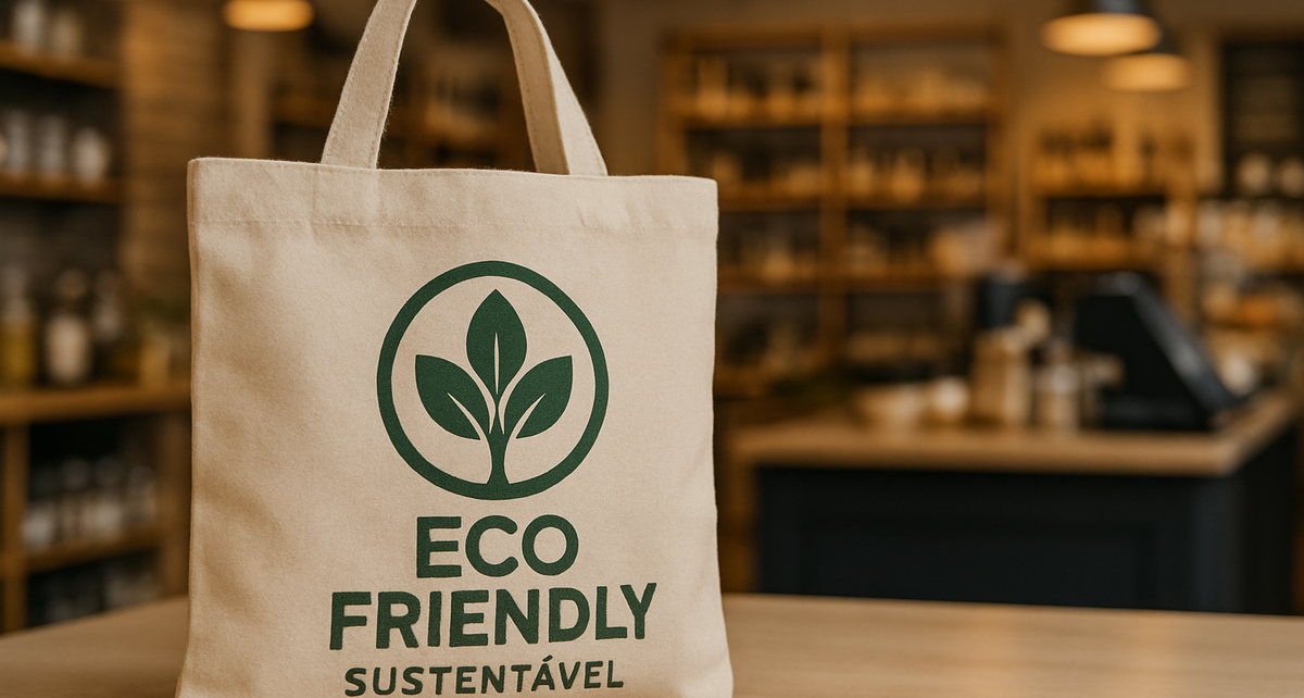 Ecobag une estilo e sustentabilidade em itens reutilizáveis
