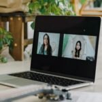 girl and woman on a video call