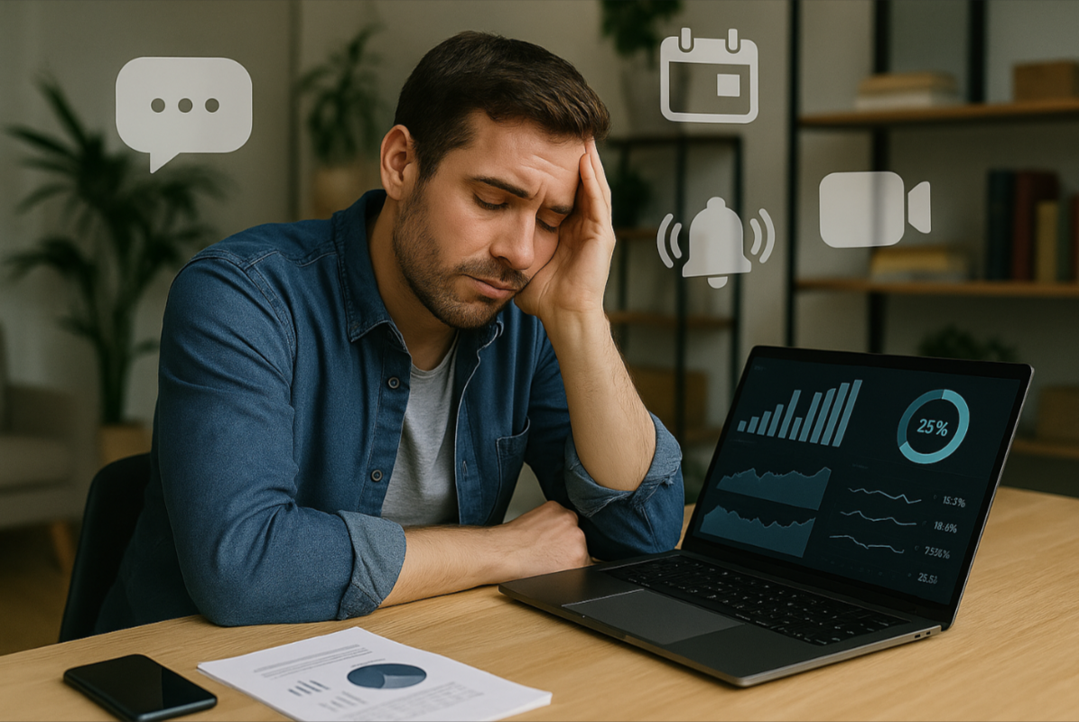 Cultura digital desafia o foco e a produtividade no trabalho