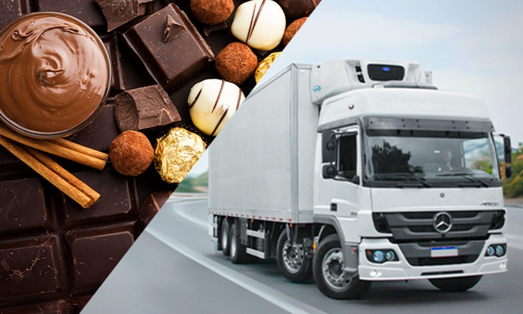 Transporte com controle térmico é essencial para chocolates