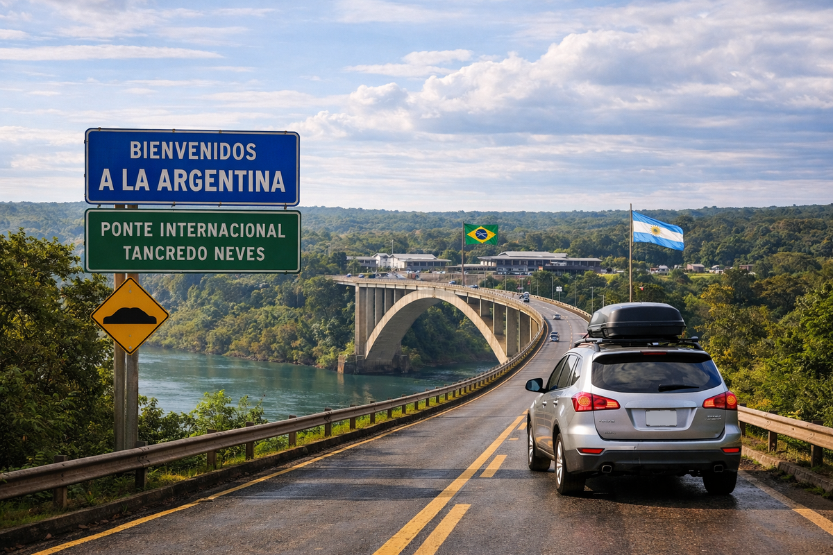 Carta Verde é obrigatória para viagens de carro no Mercosul