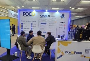 Robô-concierge com IA da Foco é destaque no Encatho 2026