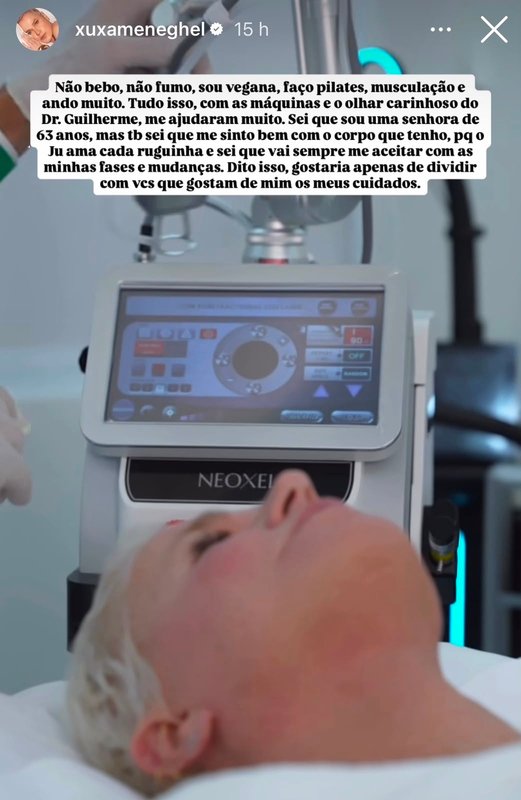 Laser de CO2 Neoxel ganha destaque com Xuxa