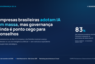 Adoção de IA avança, mas governança ainda é ponto cego