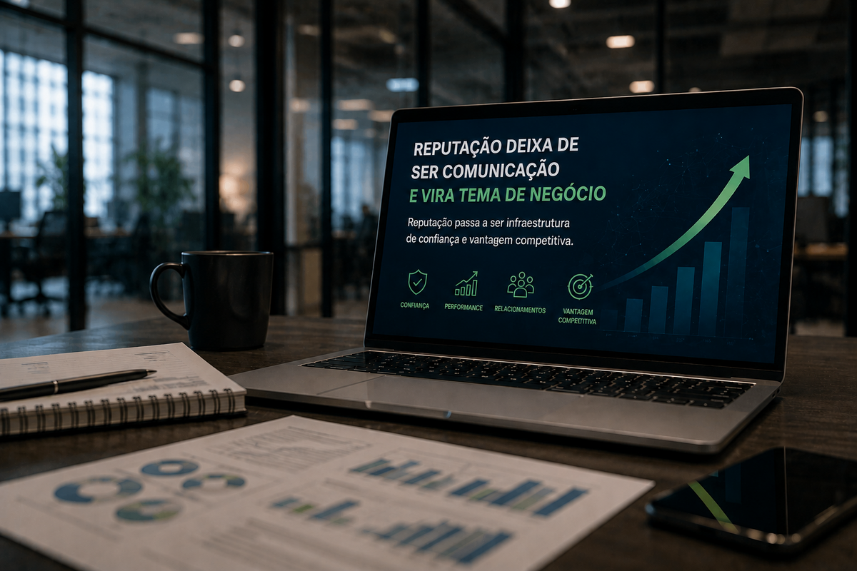 Reputação deixa de ser comunicação e vira tema de negócio